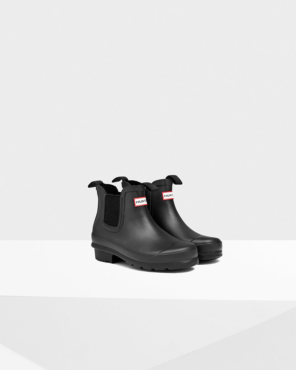 Chelsea Boots Kinderen - Hunter Original Big - Zwart - 89ASQVZBW